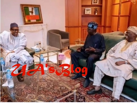 Breaking: Buhari, Tinubu, Akande meet again inside Aso Rock 