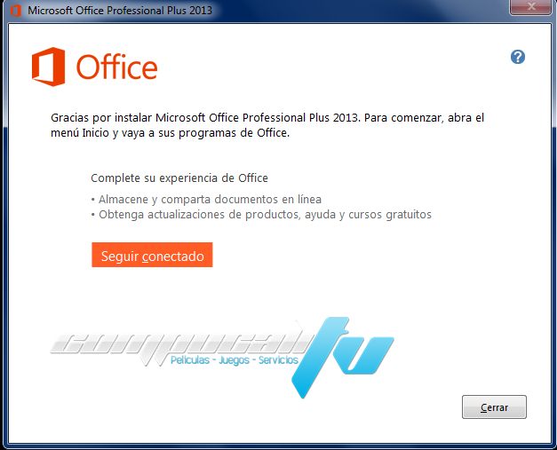 Office 2013 Full Professional Plus VL Español Windows 8 - 7 