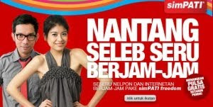 simPATI nantang seleb berjam-jam