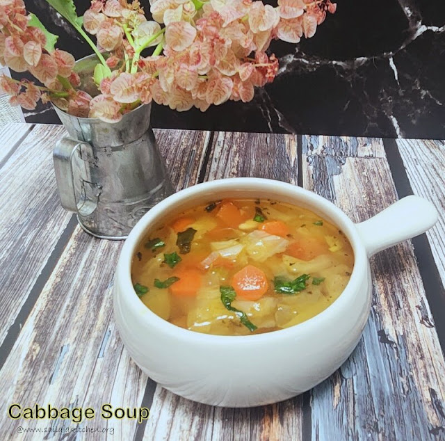 images of Simple Cabbage Soup Recipe / Easy Cabbage Soup / Weight Loss Diet Cabbage Soup / Healing Cabbage Soup / Easy Soup Recipes