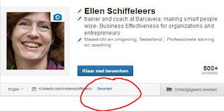 LinkedIn URL aanpassen