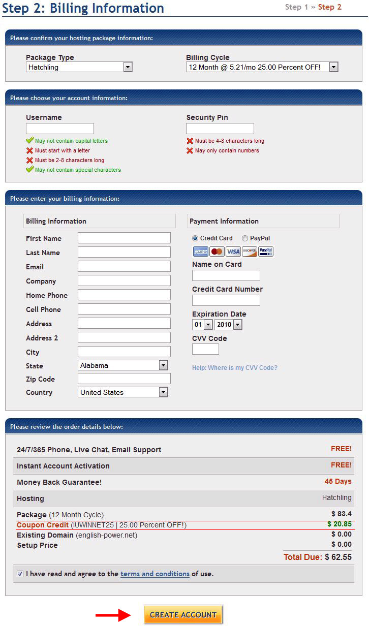 hostgator coupon