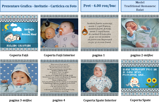 invitatii botez carticele