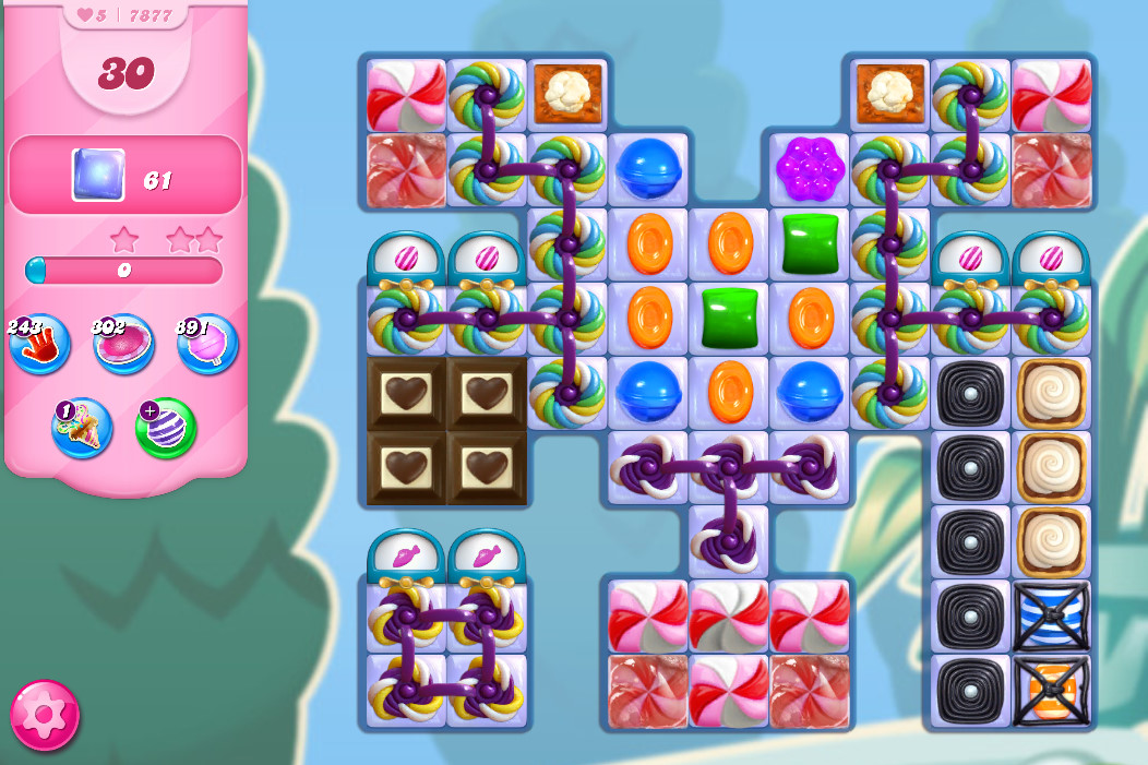 Candy Crush Saga level 7877