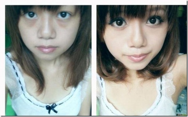 Transformação de garotas asiáticas depois de se maquiar (8)