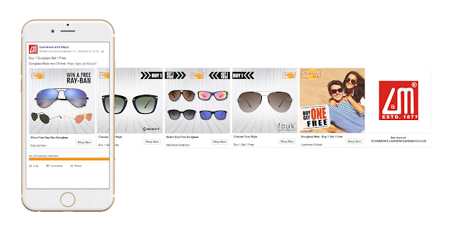 Facebook Carousel Ad - Sunglass Mela