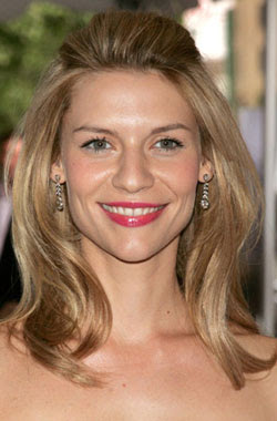 Claire Danes Long Blonde Straight Hairstyles