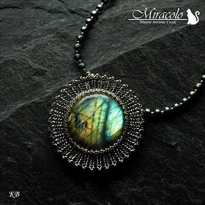 Miracolo, labradoryt, labradorite pendant