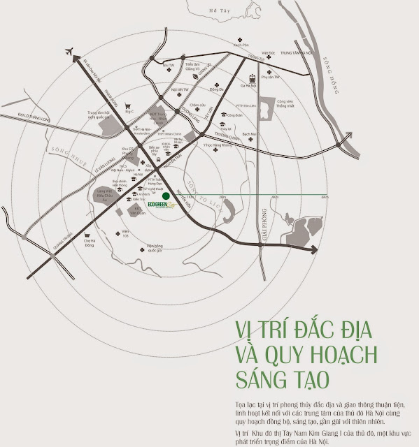 Vị trí chung cư Eco Green City