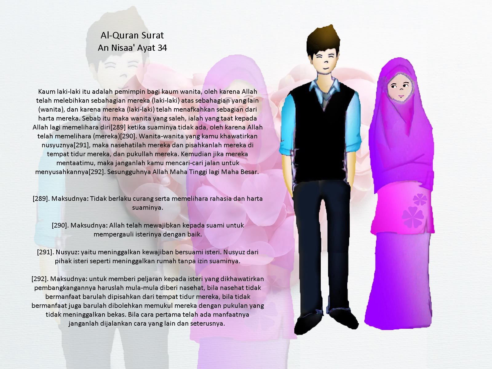 Gambar Kartun Islam Suami Istri  Top Gambar