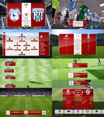 PES 2020 Scoreboard Sky Sports EPL, EFL and EFL Playoffs Scoreboards by Spursfan18