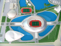 scale of the Tianjin Olympic Center Stadium