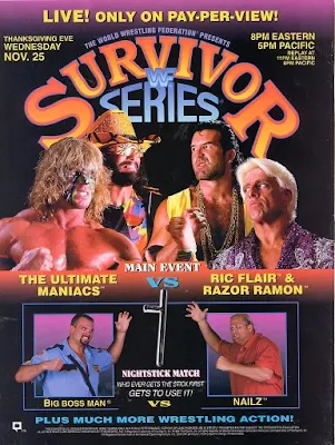 WWF (WWE) SURVIVOR SERIES 1992 - EVENT POSTER