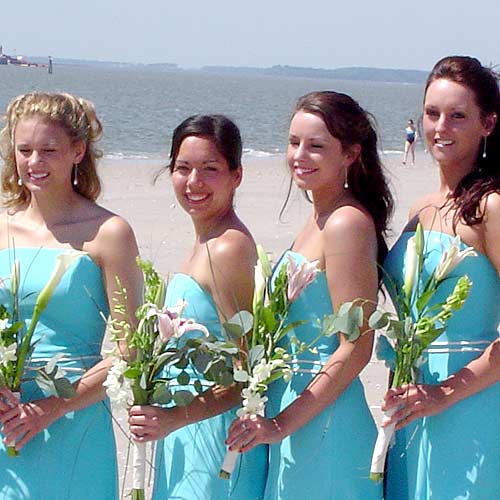 turquoise wedding cupcake