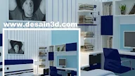 Desain kamar anak laki-laki nuansa biru