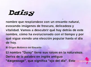 significado del nombre Daisy