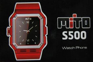  Mito alhasil berinisiatif untuk menciptakan sebuah ponsel berbentuk jam Harga Spesifikasi Mito S500, Smartphone Jam Tangan 