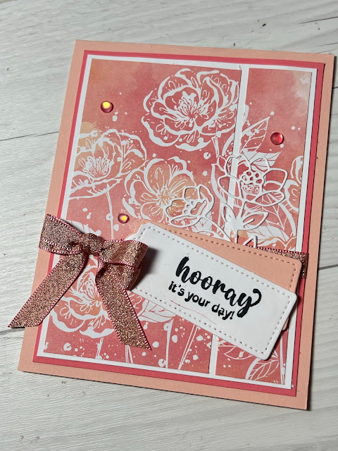 Floral Birthday card using Irresistible Blooms Stamp Set from Stampin' Up!!