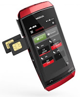 hp nokia asha 305 dual sim, spesifikasi lengkap ponsel asha 305 terbaru, handphone nookia layar sentuh murah