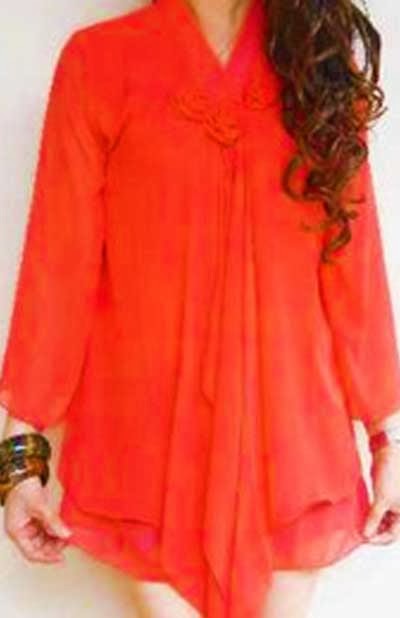 Model baju kain sifon (modern dan gamis)