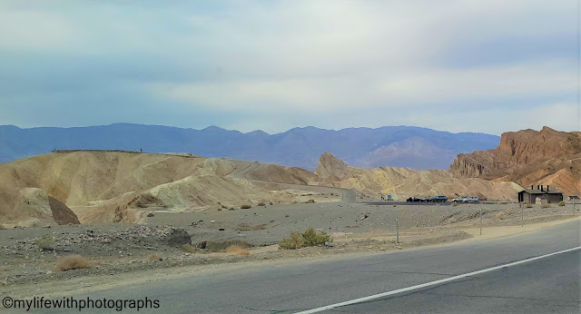 View of Zabriskie Point from the road