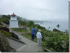 looking out at the harbor