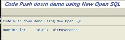 ABAP new Open SQL and CDS runtime