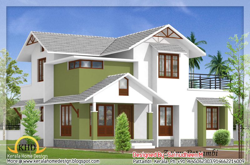 8 Beautiful House Elevation Designs - Kerala home design and floor ...