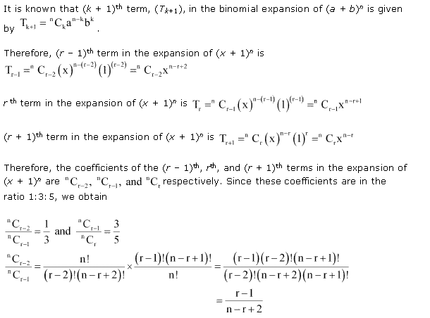 Solutions Class 11 Maths Chapter-8 (Binomial Theorem)