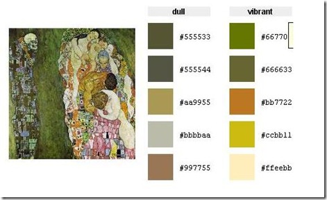 color palette121111