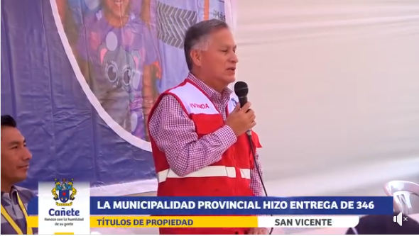 𝐋𝐀 𝐌𝐔𝐍𝐈𝐂𝐈𝐏𝐀𝐋𝐈𝐃𝐀𝐃 𝐏𝐑𝐎𝐕𝐈𝐍𝐂𝐈𝐀𝐋 𝐇𝐈𝐙𝐎 𝐄𝐍𝐓𝐑𝐄𝐆𝐀 𝐃𝐄 𝟑𝟒𝟔 𝐓𝐈𝐓𝐔𝐋𝐎𝐒 𝐃𝐄 𝐏𝐑𝐎𝐏𝐈𝐄𝐃𝐀𝐃