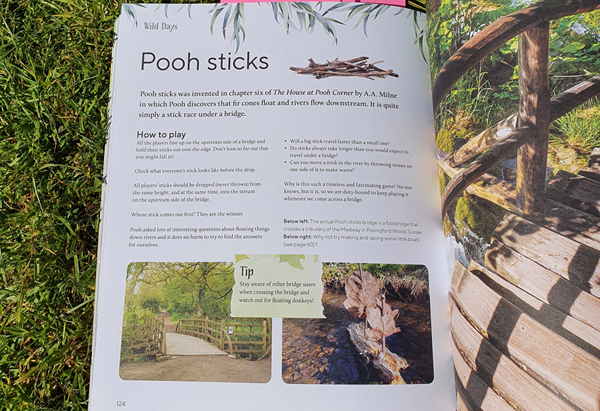 Wild Days showing the origins of Pooh Sticks Bridge