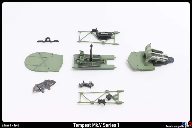 Cockpit du Tempest Mk.V d'Eduard au 1/48.