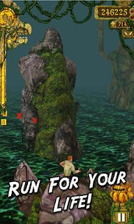 Screenshots of the Temple Run for Android tablet, phone.