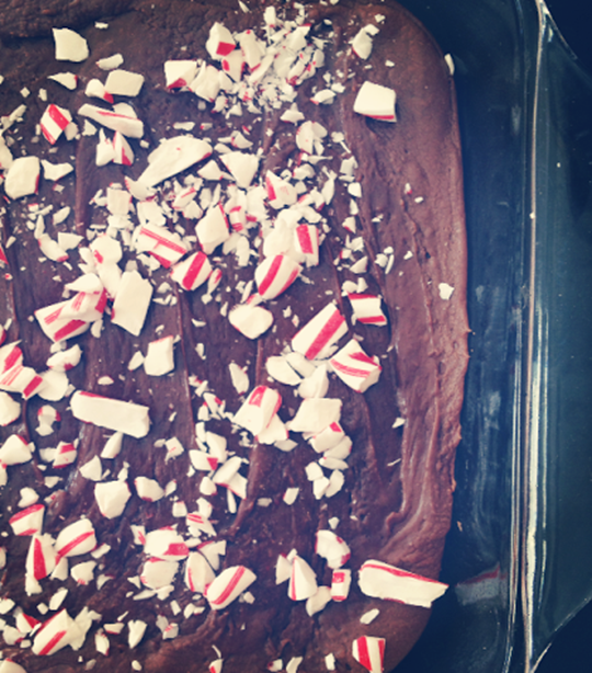 Easy Candy Cane Fudge