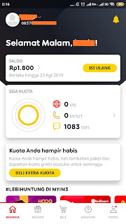 Menggunakan Aplikasi MyIm3 di Android