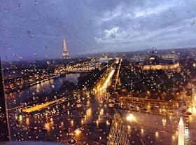 paris view from Ferris Wheel at Concorde 