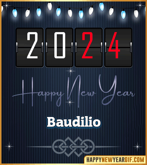 Happy New Year 2024 images for Baudilio