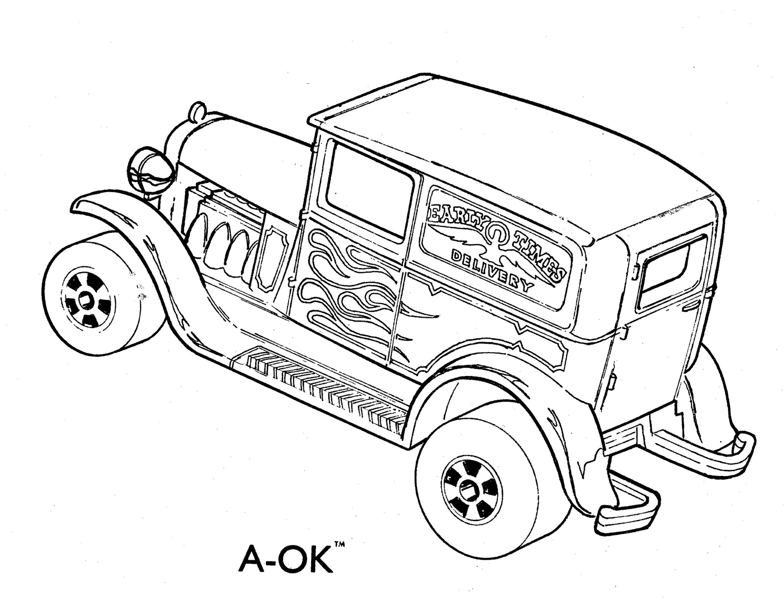 Desenhos de Carros da Hot Wheels para colorir Carrinhos Hot Wheels