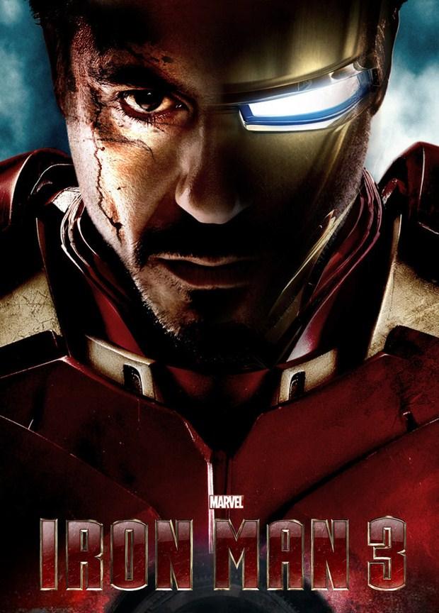 Poster Of Iron Man 3 (2013) In Hindi English Dual