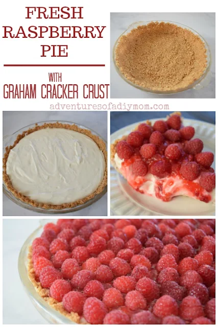 Fresh Raspberry Pie with Graham Cracker Crust