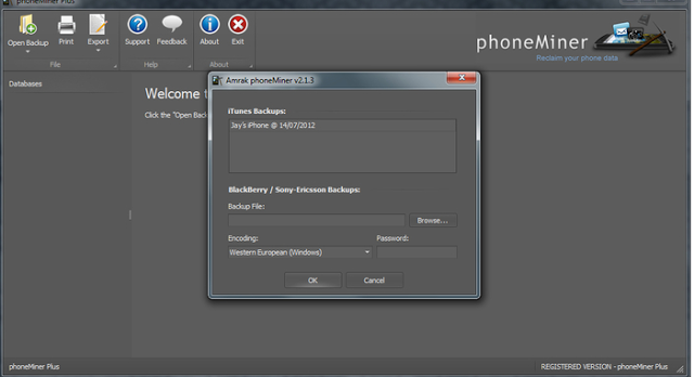 PhoneMiner Trial Version V2.5.2  For Windows Free Download