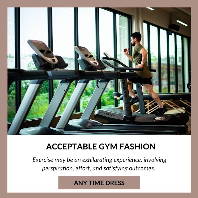 A Closer Look at Acceptable Gym Fashion 2023 - Any Time Dress