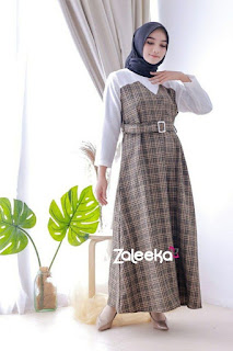 Adelia Dress - Gamis Terbaru Surabaya