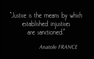 intertitle justice Anatole France