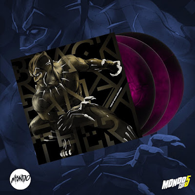 MondoCon 2019 Exclusive Black Panther Soundtrack Vinyl Records Variant by Mondo with Cover Artwork by Martin Ansin