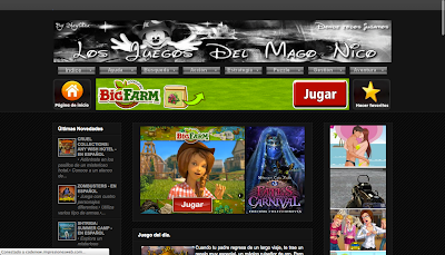 Los Juegos del Mago Nico. Recopilación de juegos y minijuegos para pc gratuitos y en español. www.directoriopax.com