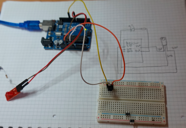 Control unui LED folosind TSOP4838 conectat la Arduino cu ajutorul unei telecomenzi de televizor