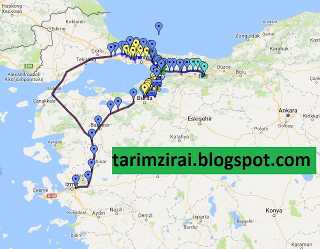 kuzey marmara otoyol projesi maps