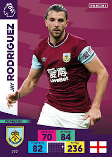 Panini Adrenalyn XL Premier League 2020-2021 Burnley Set